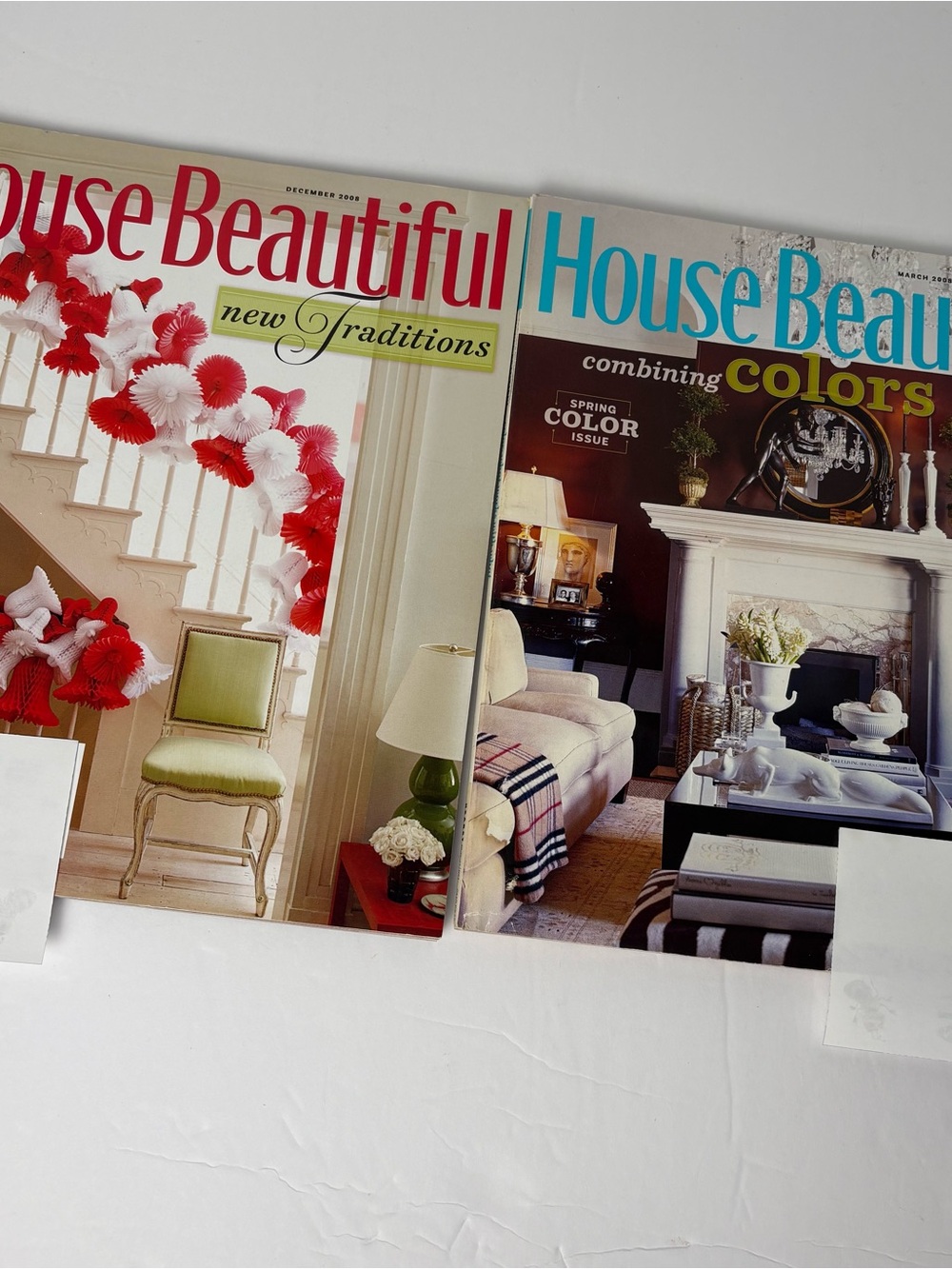 2-items House Beautiful Dec. 2008/ Combining Colors magazine